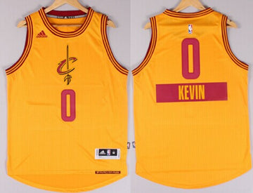 Kevin Love Revolution Cleveland Cavaliers yellow jersey