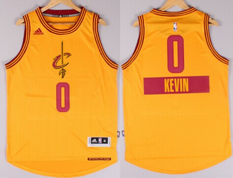 Kevin Love Revolution Cleveland Cavaliers yellow jersey