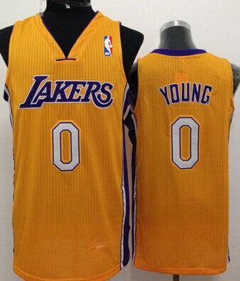 Nick Young Los Angeles Lakers yellow jersey