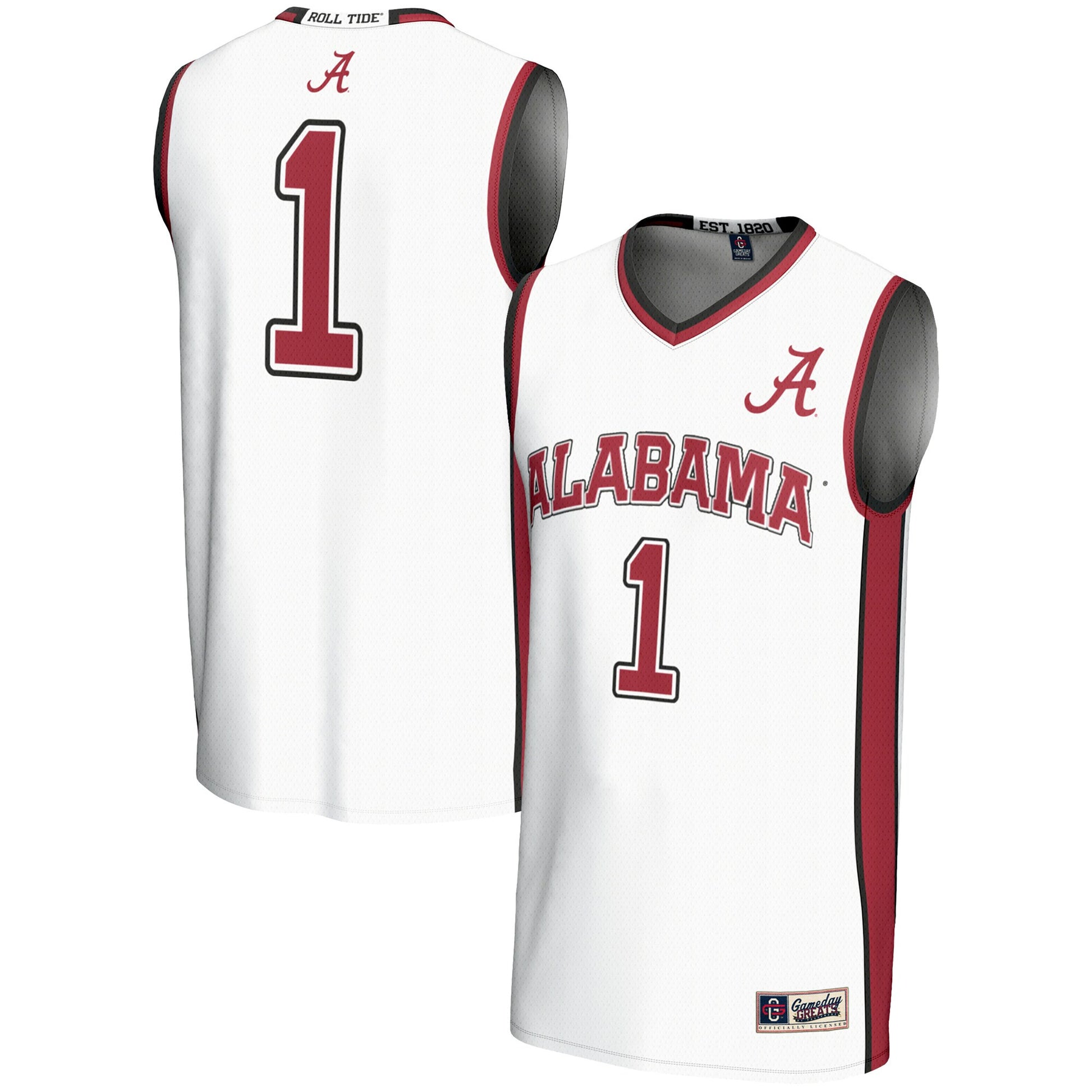 Alabama Crimson Tide white jersey