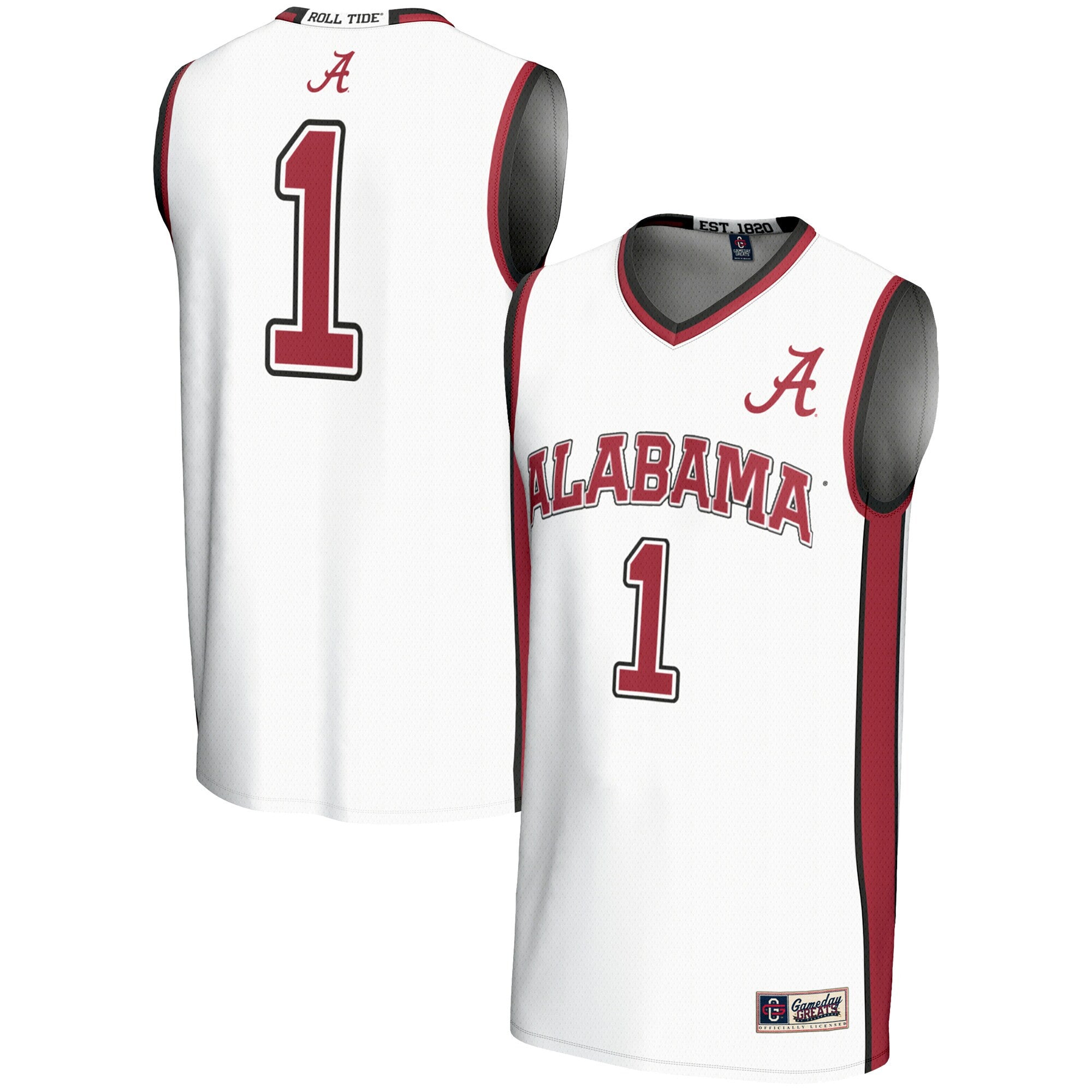 Alabama Crimson Tide white jersey