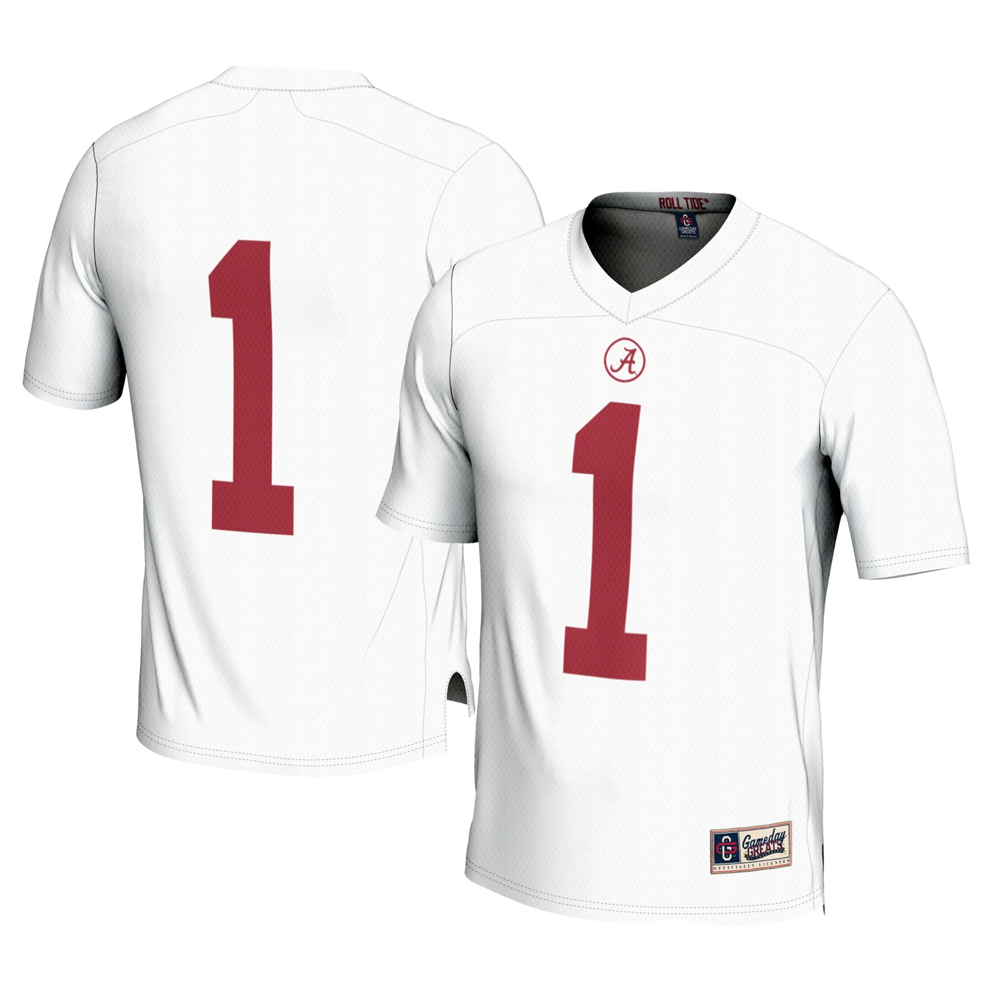 Alabama Crimson Tide white jersey