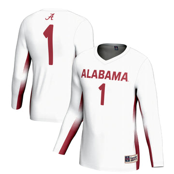 Volleyball Alabama Crimson Tide white jersey