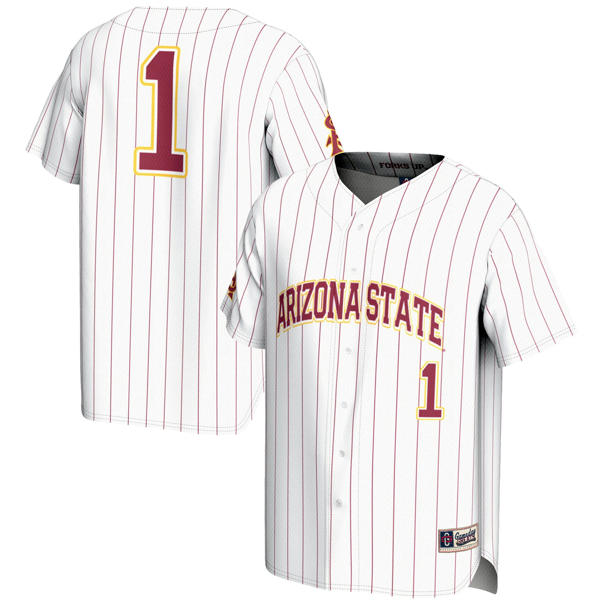 Arizona State Sun Devils white jersey
