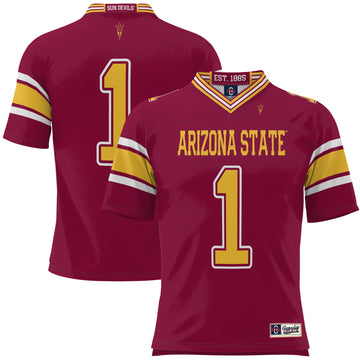 Arizona State Sun Devils maroon jersey