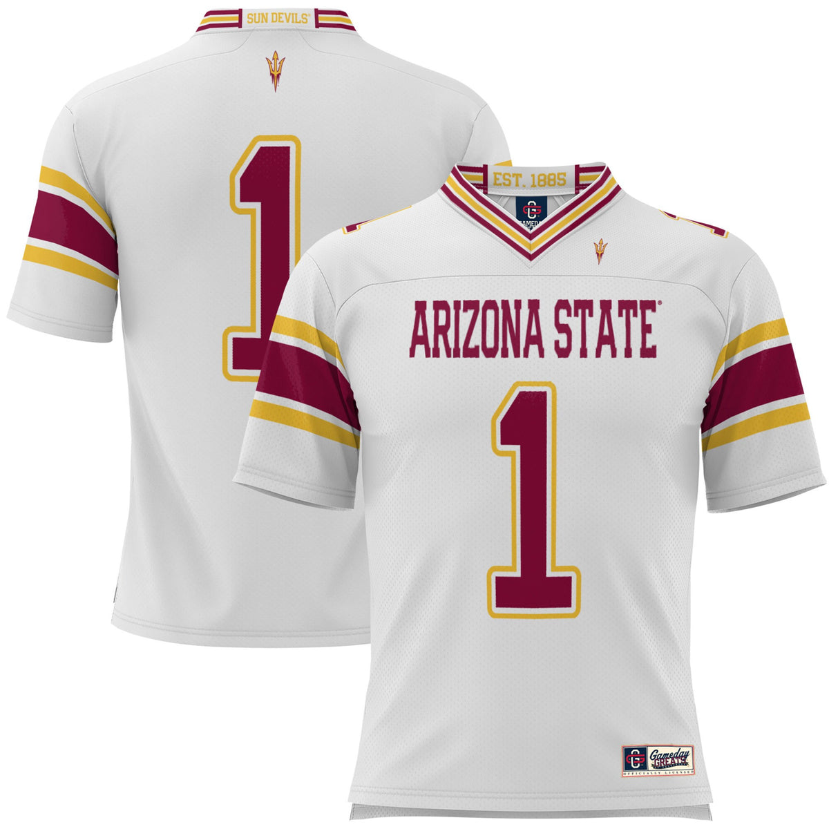 Arizona State Sun Devils white jersey