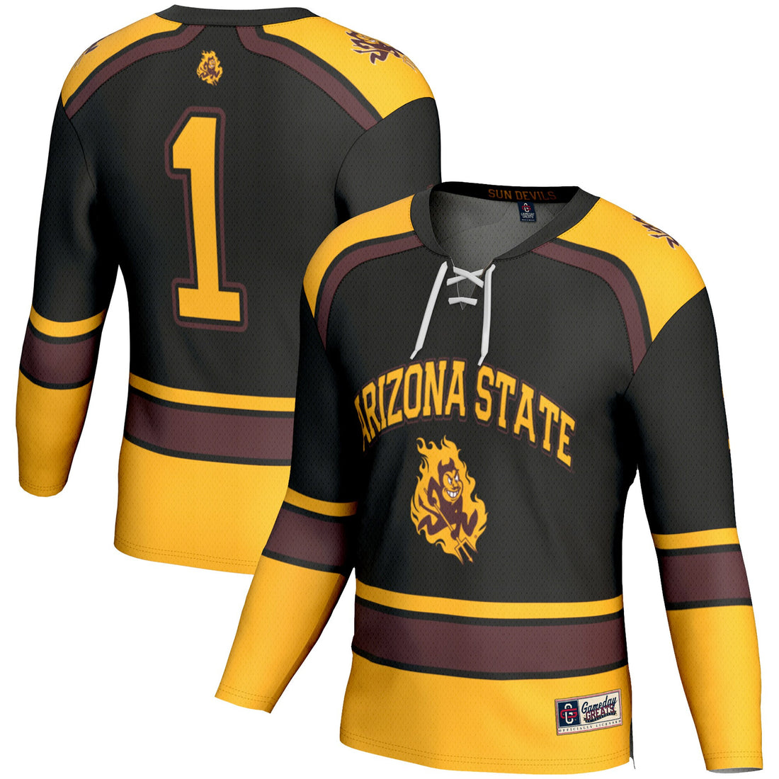 Ice Arizona State Sun Devils black Fashion jersey