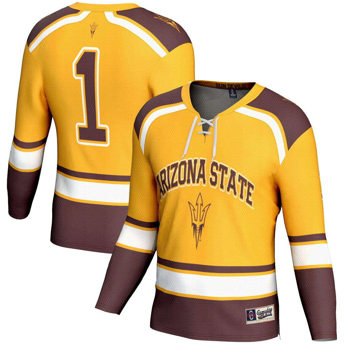 Ice Arizona State Sun Devils gold Fashion jersey