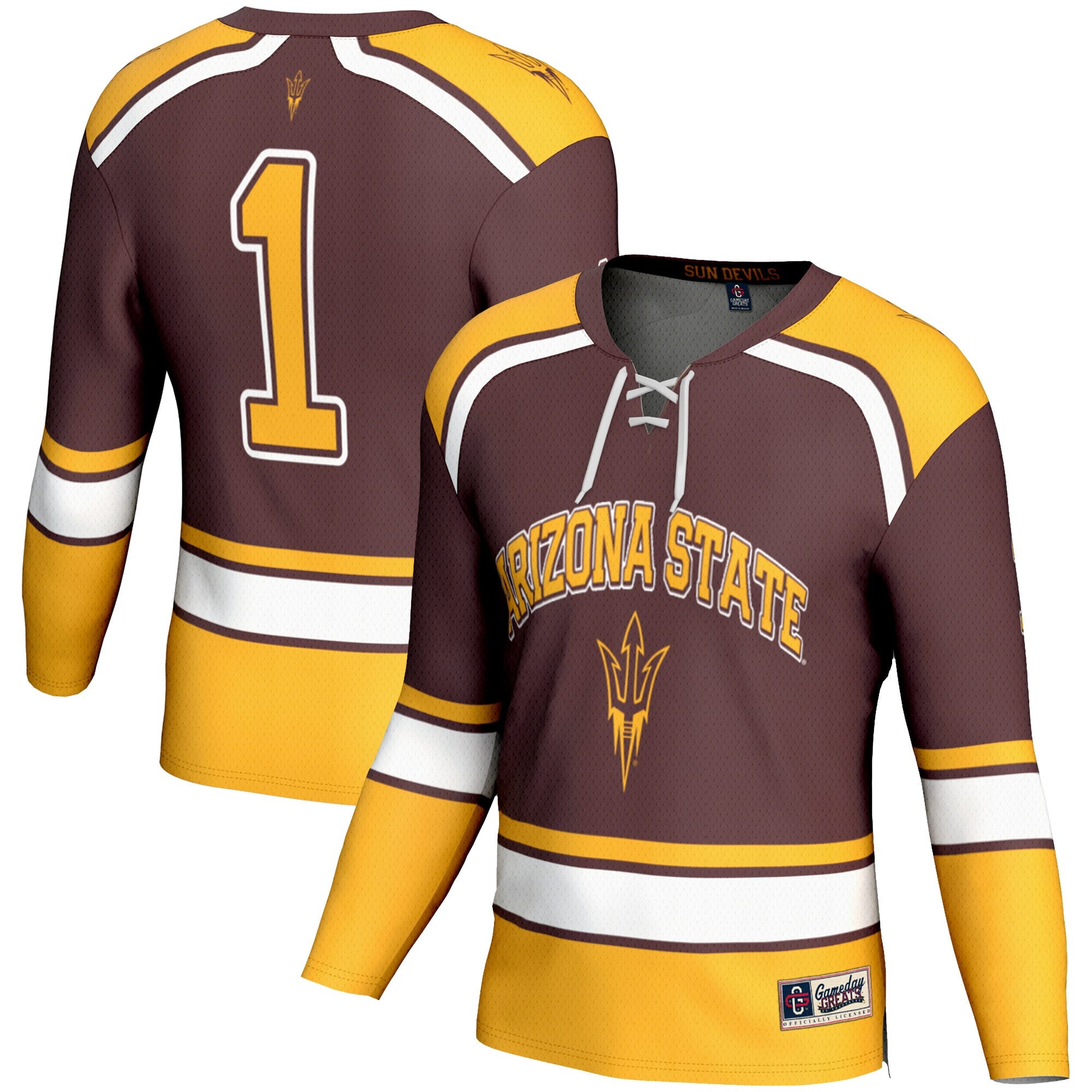 Ice Arizona State Sun Devils maroon Fashion jersey