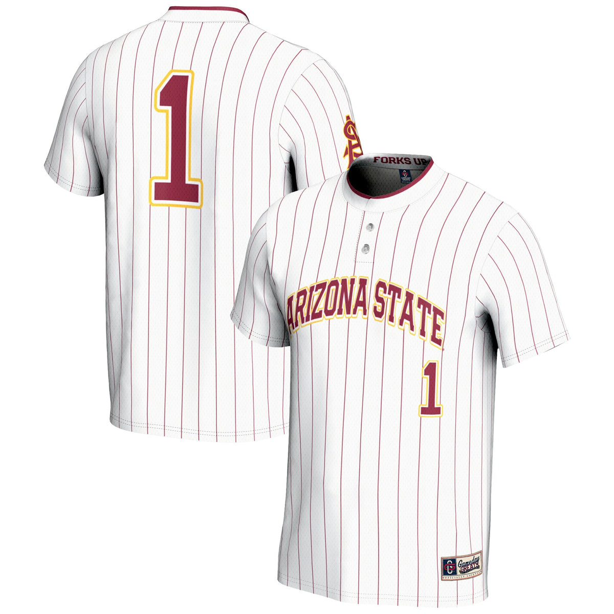 Softball Arizona State Sun Devils white jersey