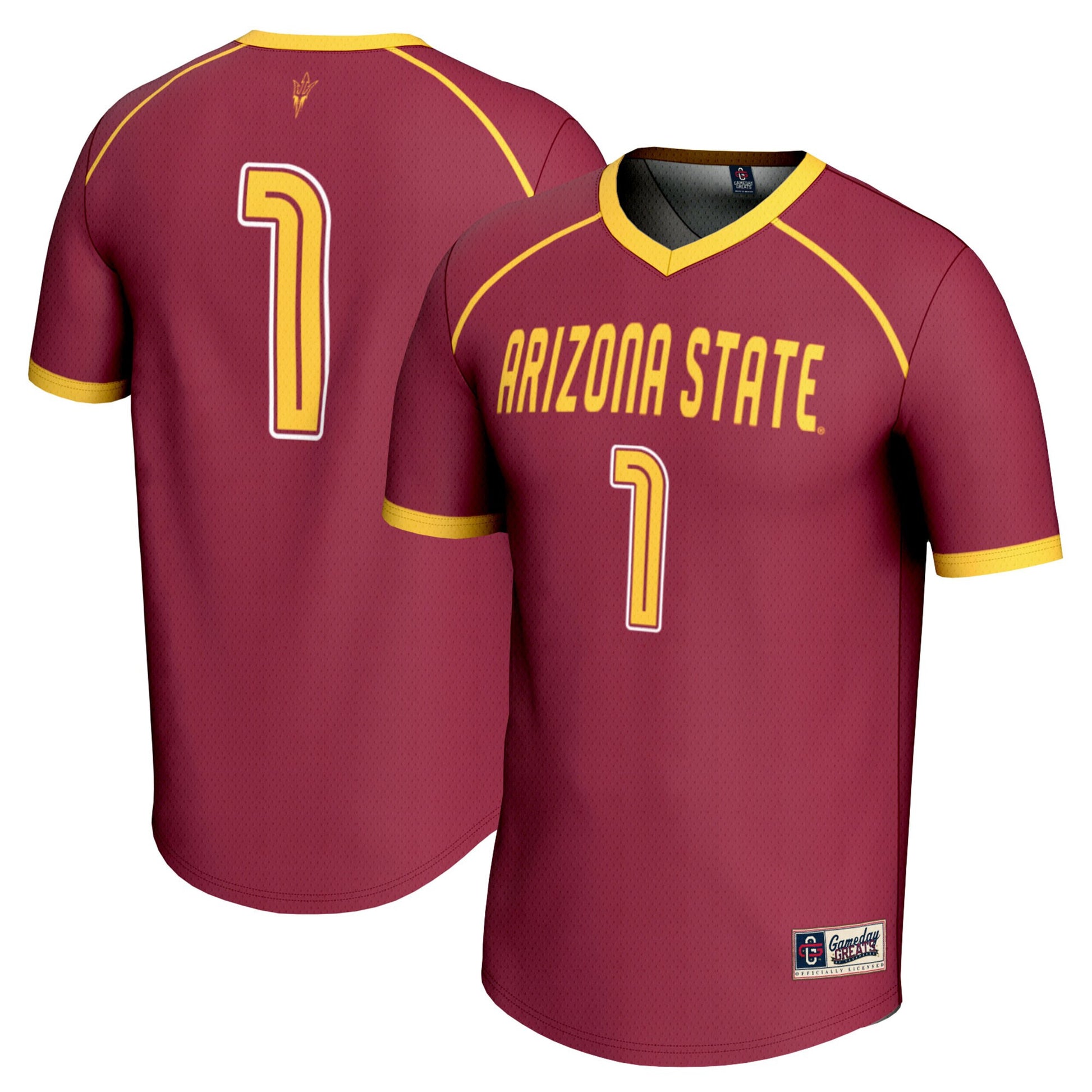 Lacrosse Arizona State Sun Devils maroon jersey