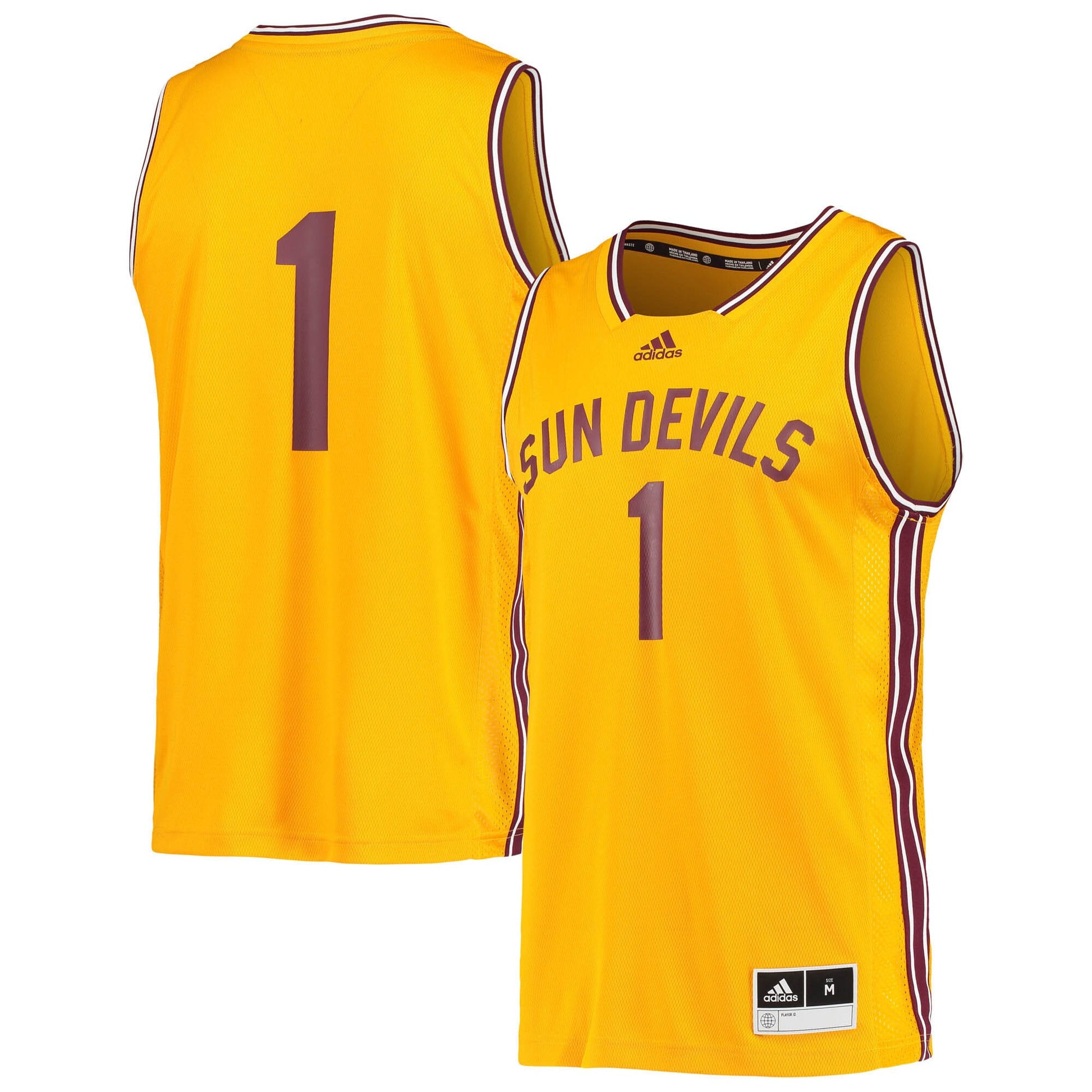 Arizona State Sun Devils gold Reverse Retro jersey