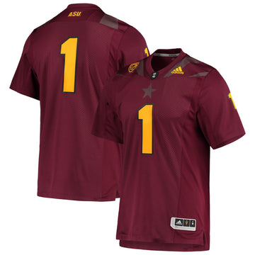 Arizona State Sun Devils maroon jersey