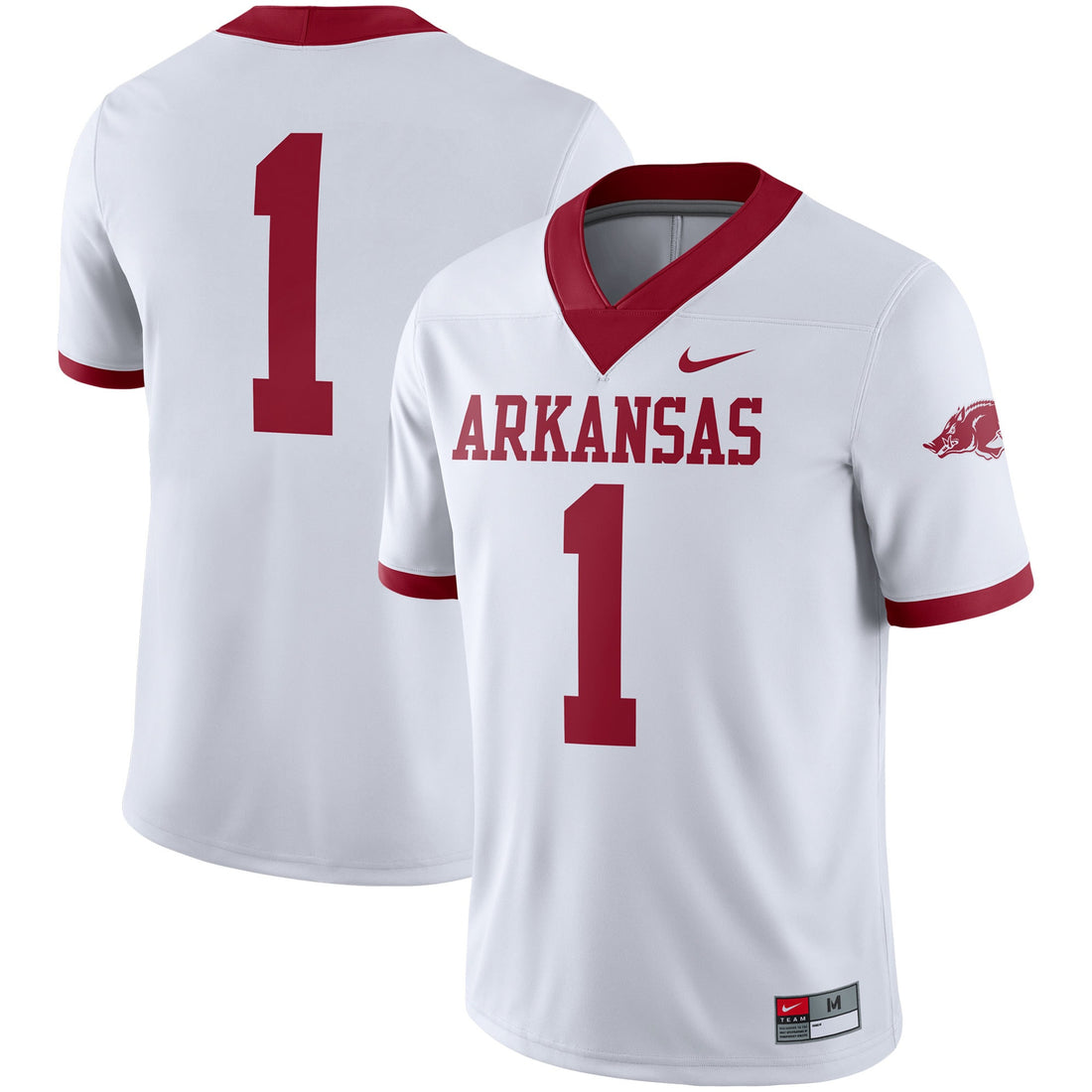Arkansas Razorbacks white Alternate jersey