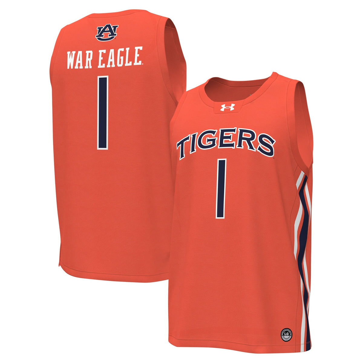 Under Armour Auburn Tigers orange jersey