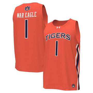 Under Armour Auburn Tigers orange jersey