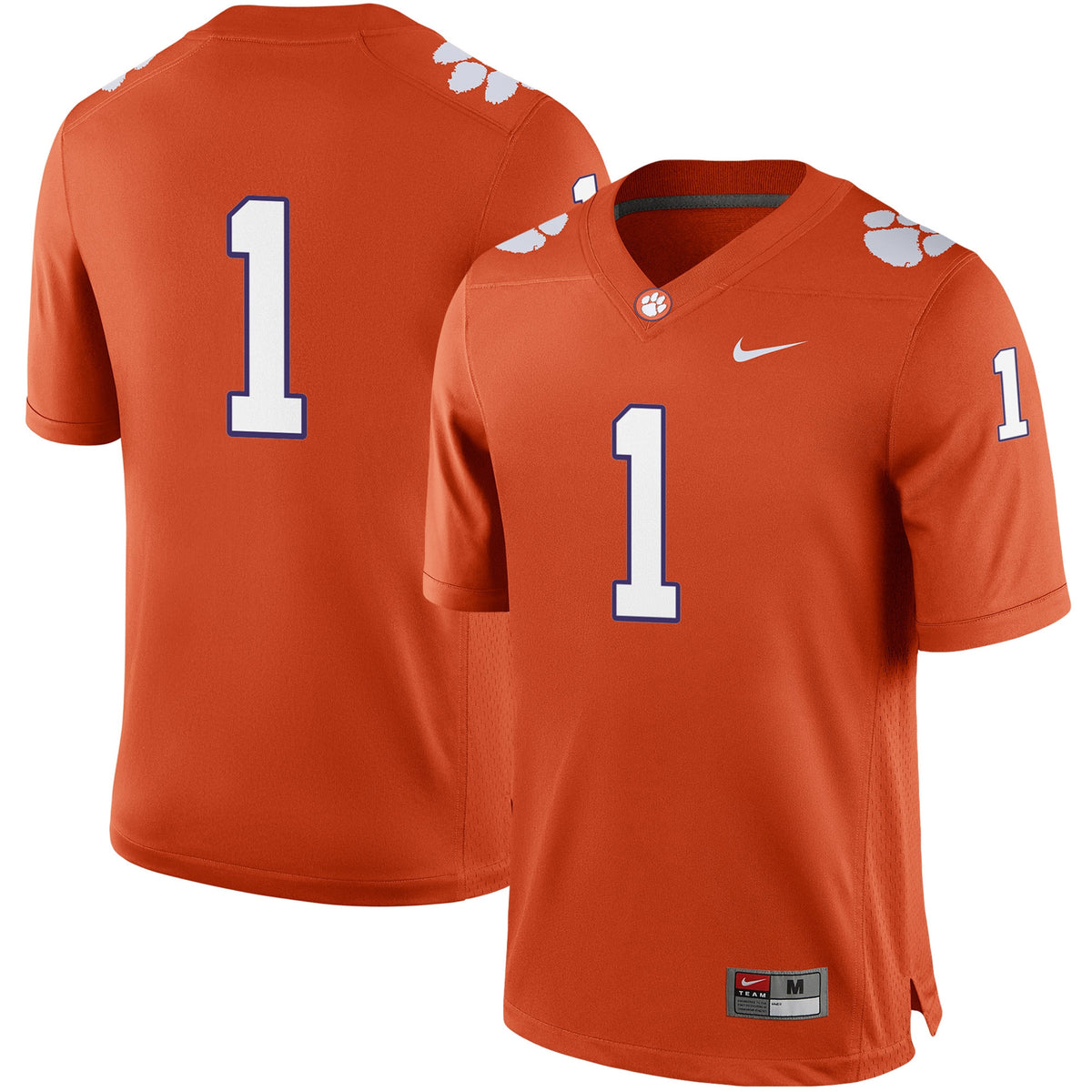 Clemson Tigers orange jersey