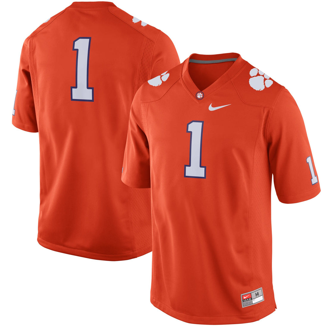 Clemson Tigers orange Game jersey