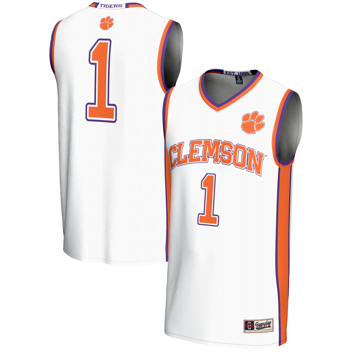 Clemson Tigers white jersey