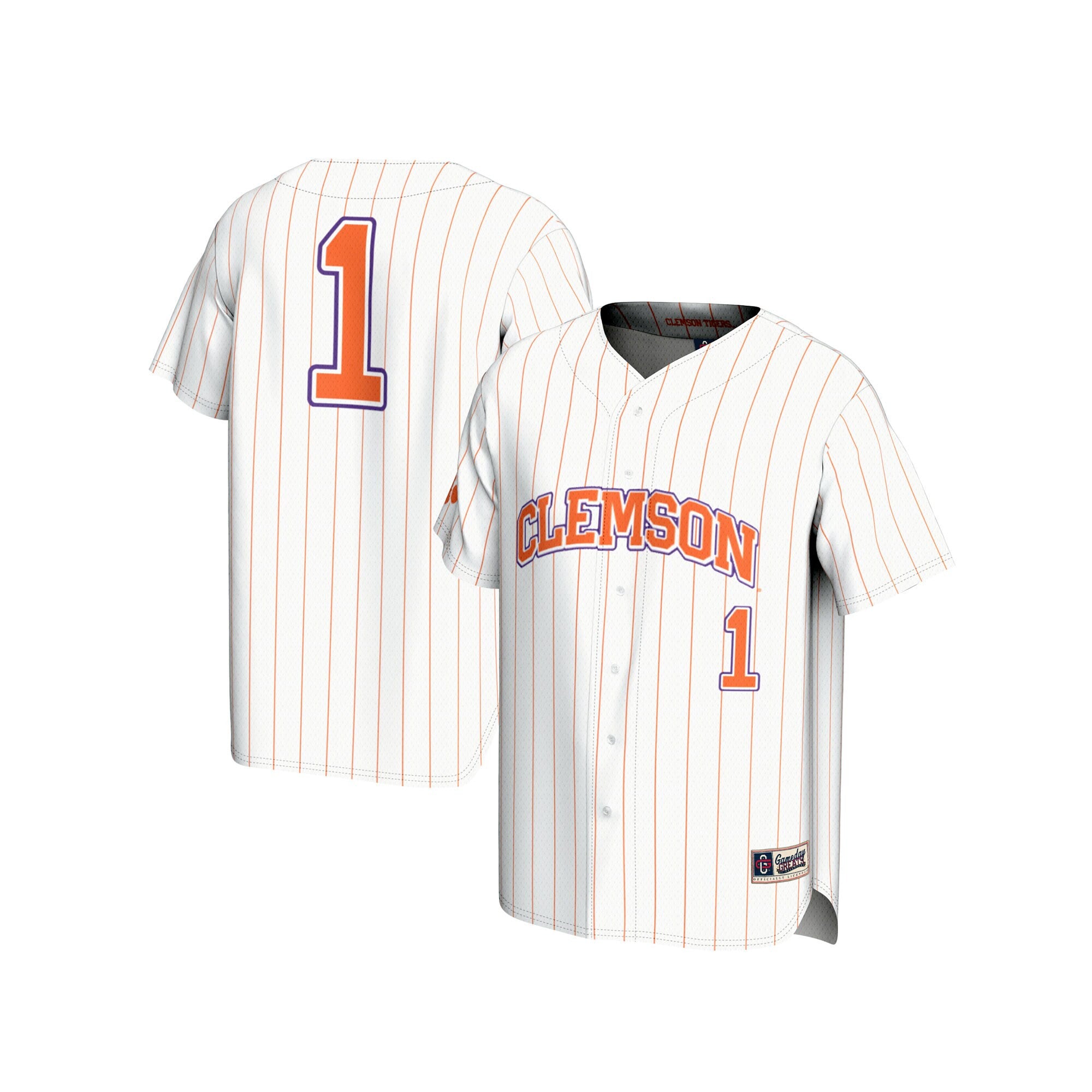 Clemson Tigers white Fashion jersey