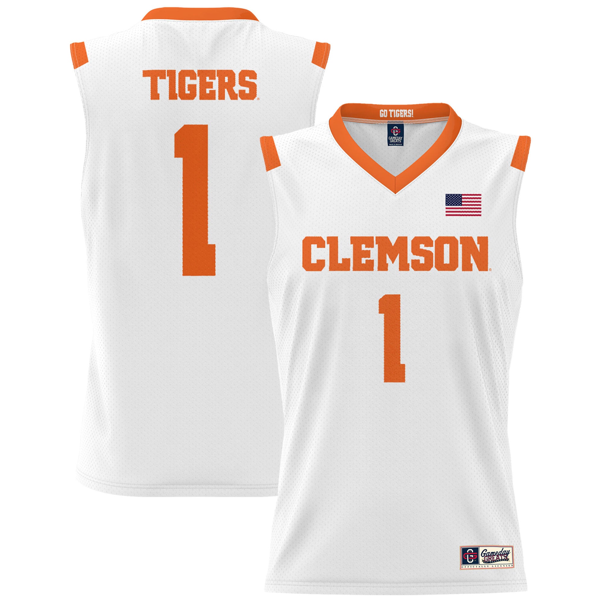Clemson Tigers white jersey