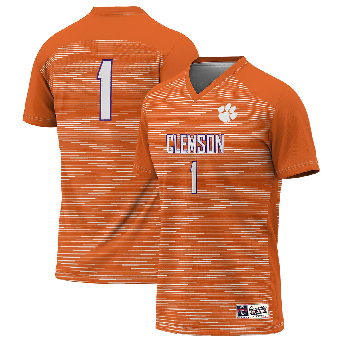 Clemson Tigers orange jersey
