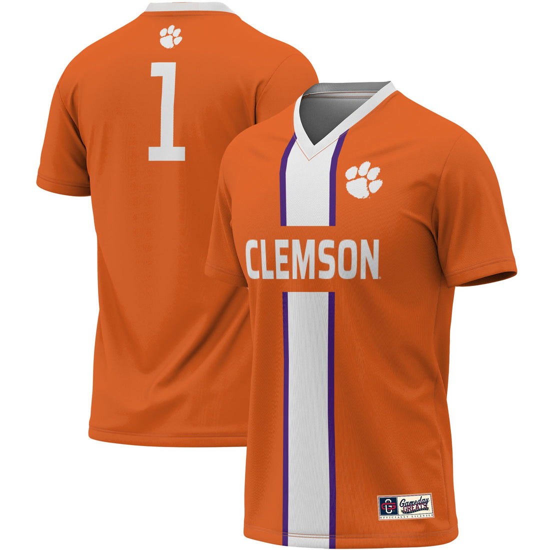 Prosphere Clemson Tigers orange jersey