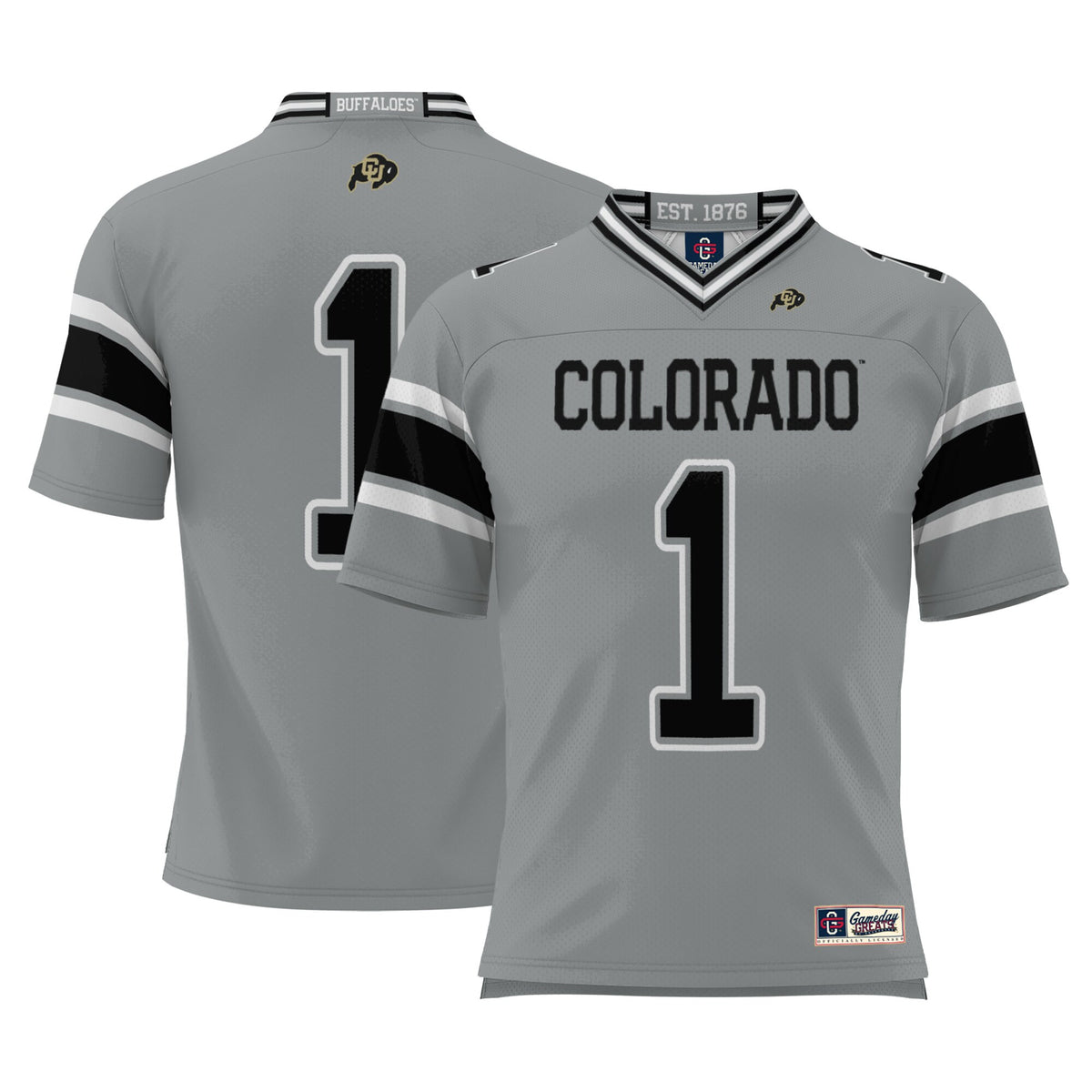 Colorado Buffaloes gray jersey