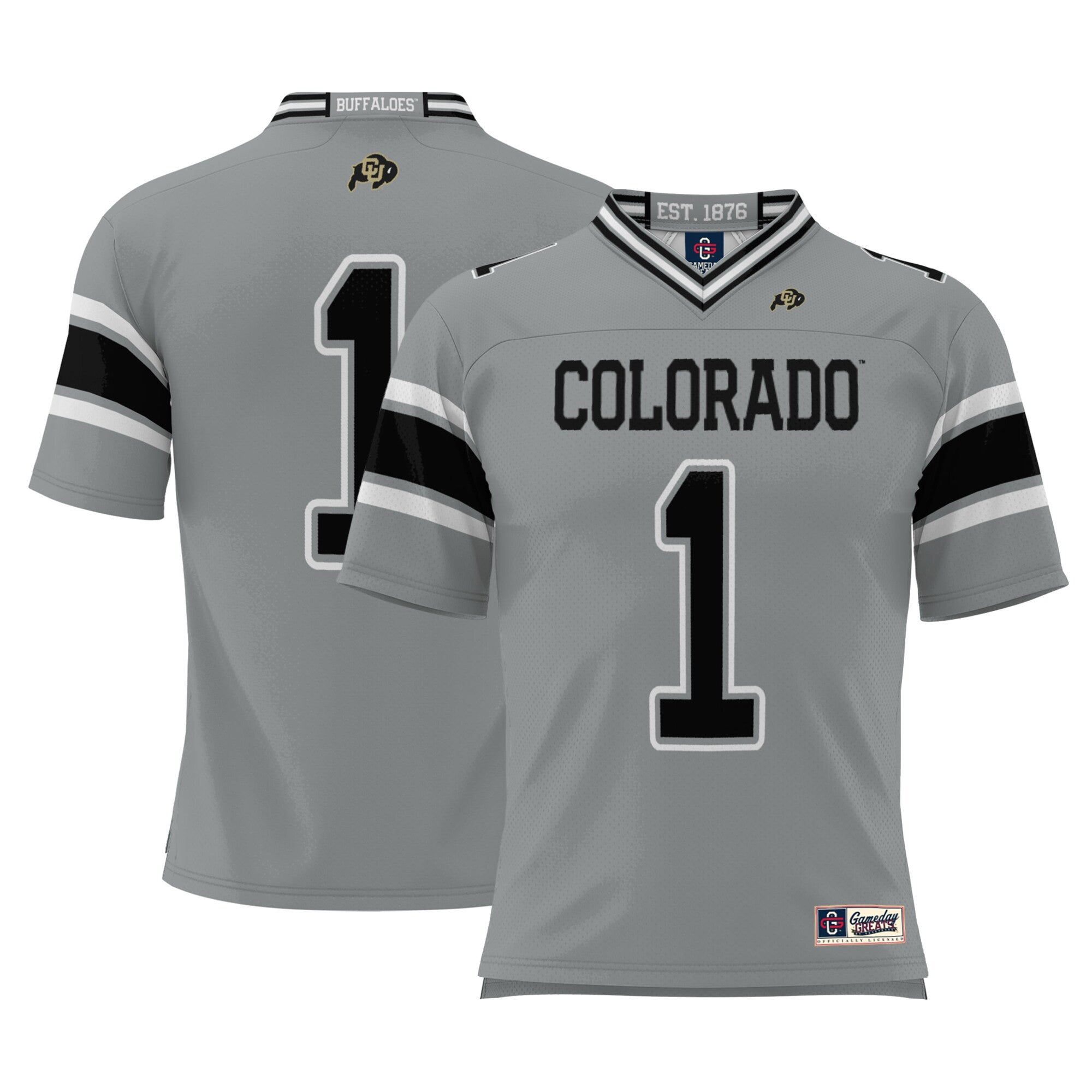 Colorado Buffaloes gray jersey