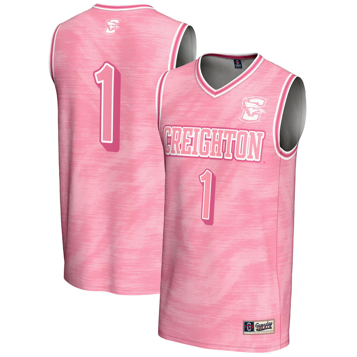 Creighton Bluejays pink jersey