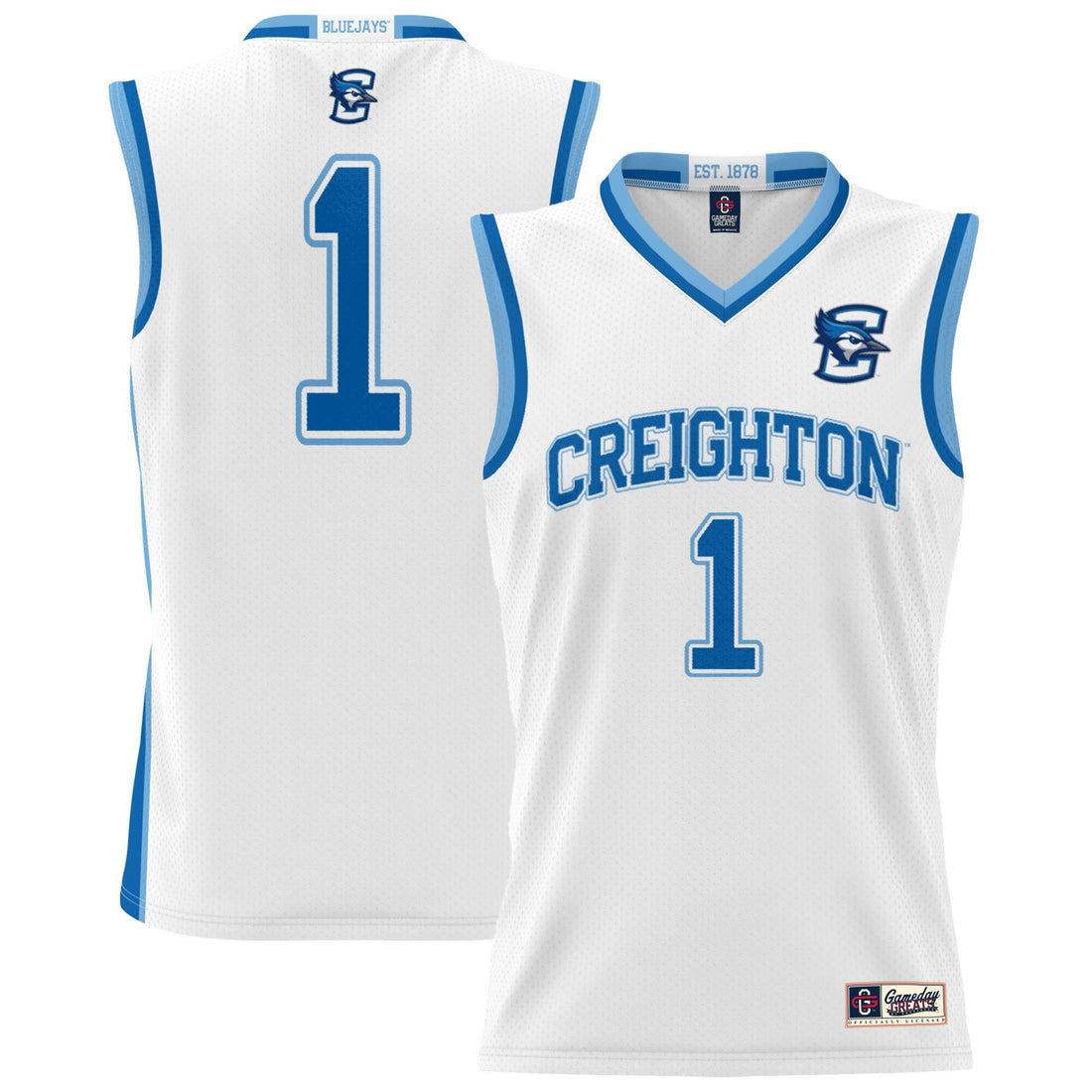 Creighton Bluejays white jersey
