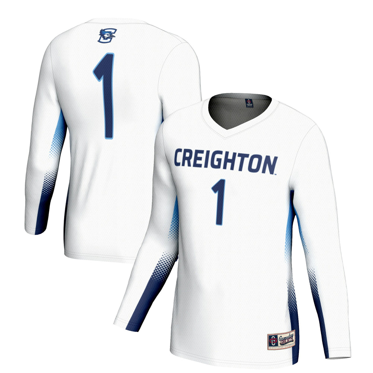 Volleyball Creighton Bluejays white jersey