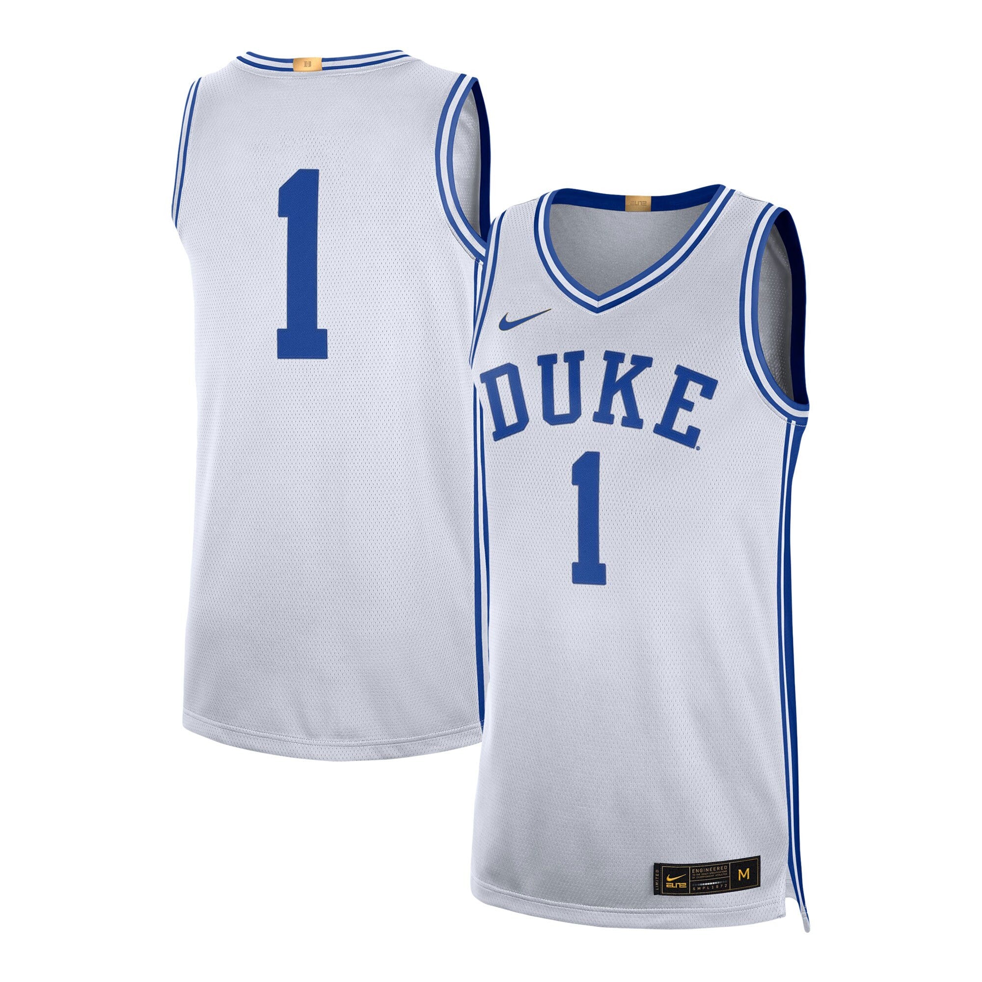 Duke Blue Devils white Limited jersey