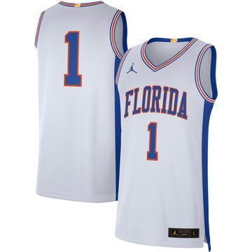 Jordan Brand Florida Gators white Limited jersey