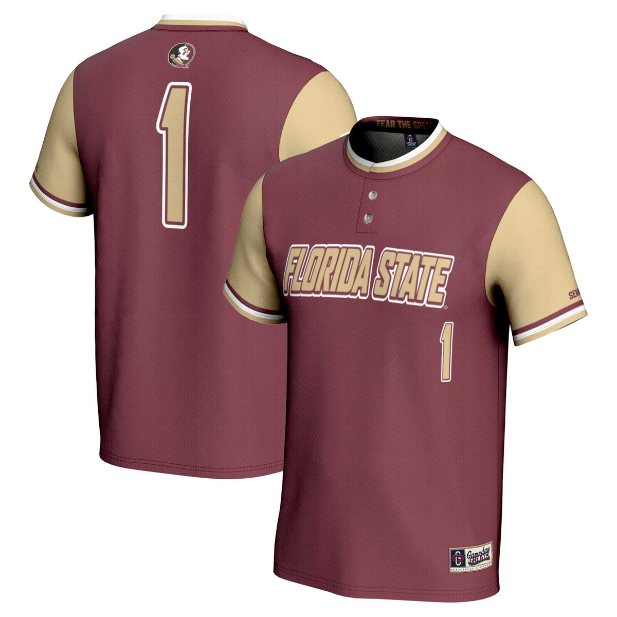 Softball Garnet Florida State Seminoles jersey