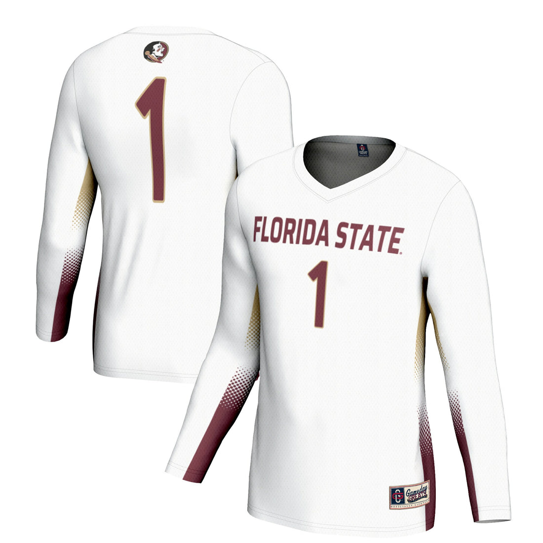 Volleyball Florida State Seminoles white jersey