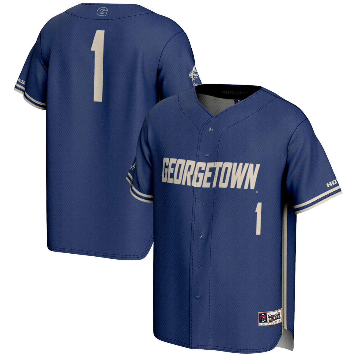 Georgetown Hoyas navy Fashion jersey