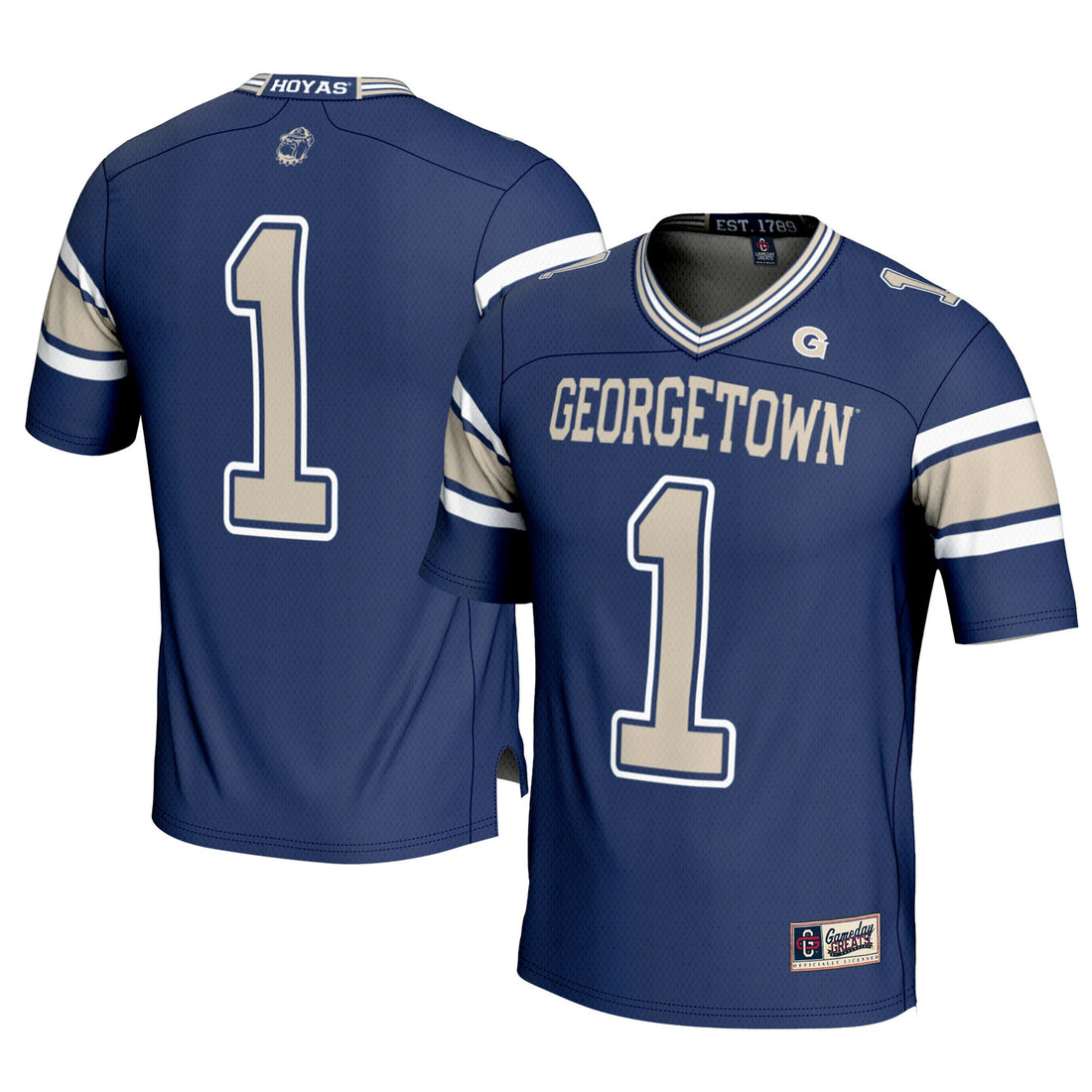 Georgetown Hoyas navy jersey