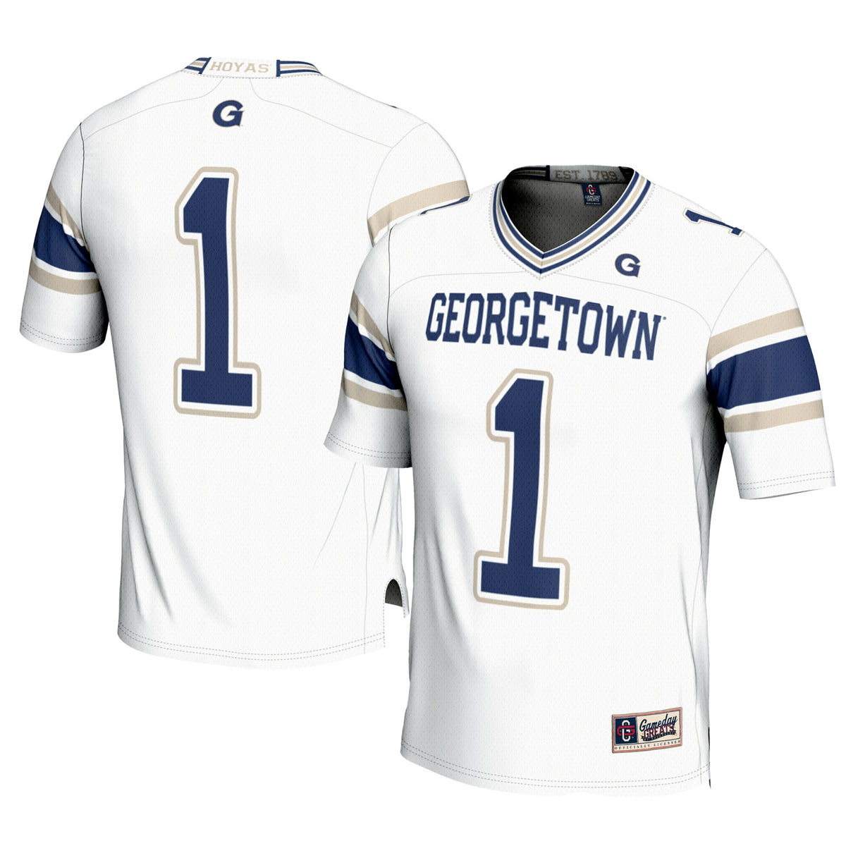 Georgetown Hoyas white jersey