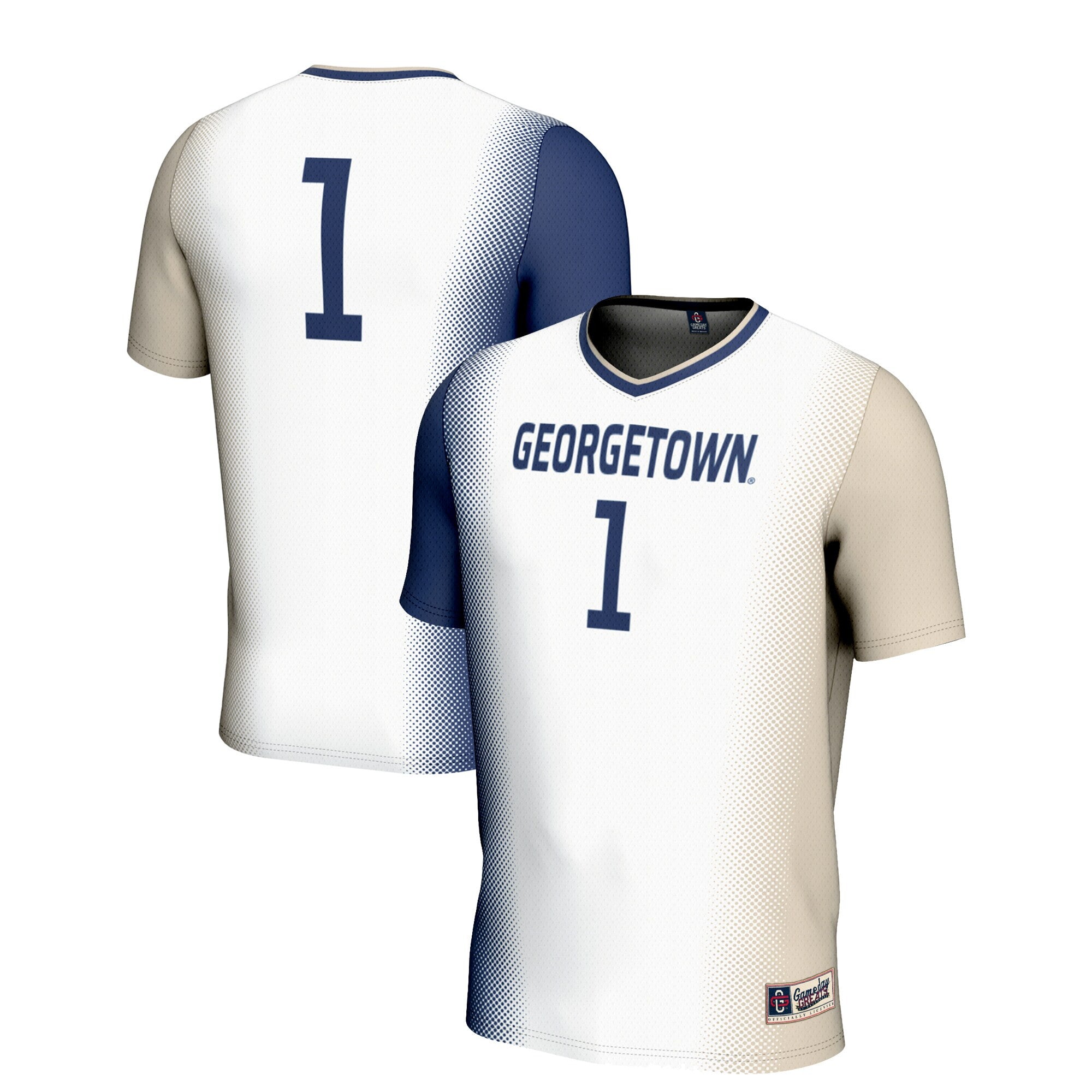 Georgetown Hoyas white jersey