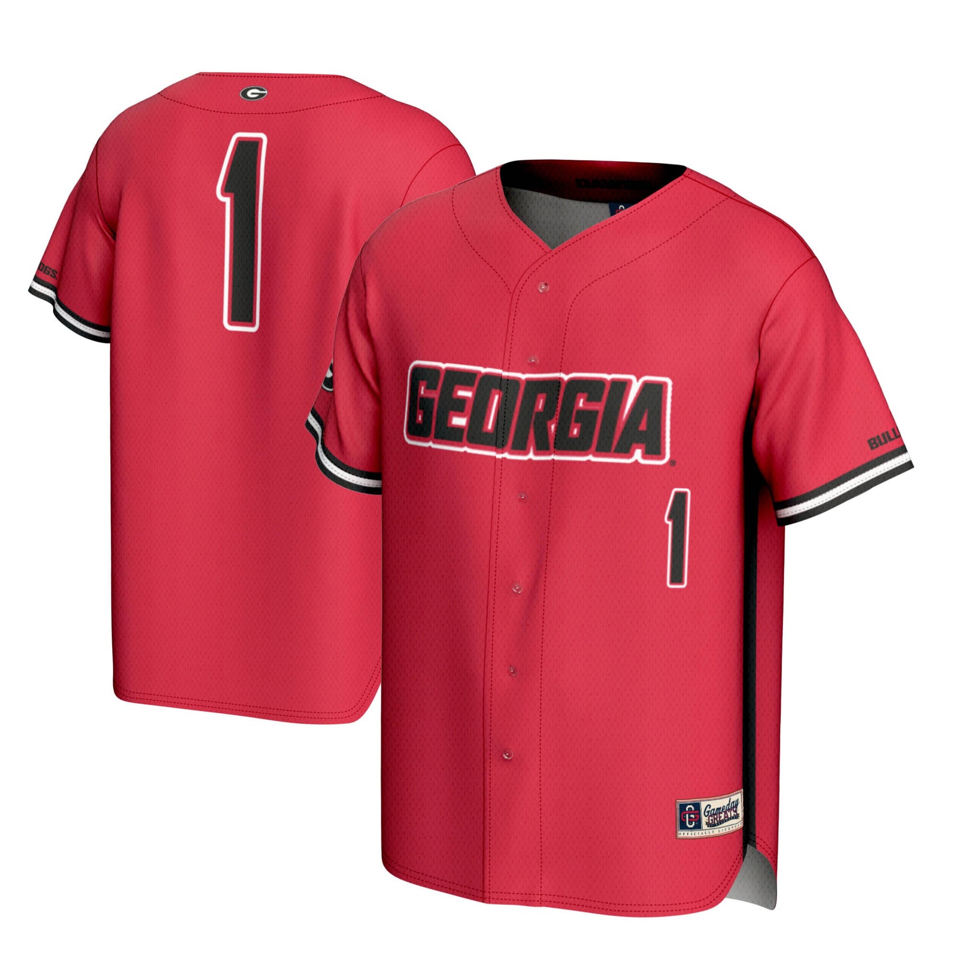 Georgia Bulldogs red jersey