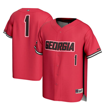Georgia Bulldogs red jersey