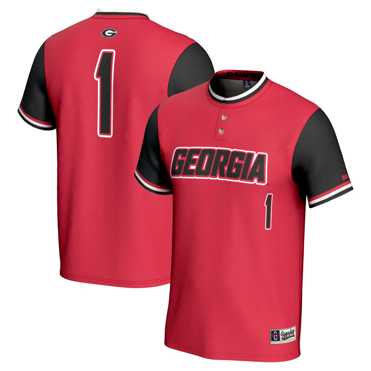 Softball Georgia Bulldogs red jersey
