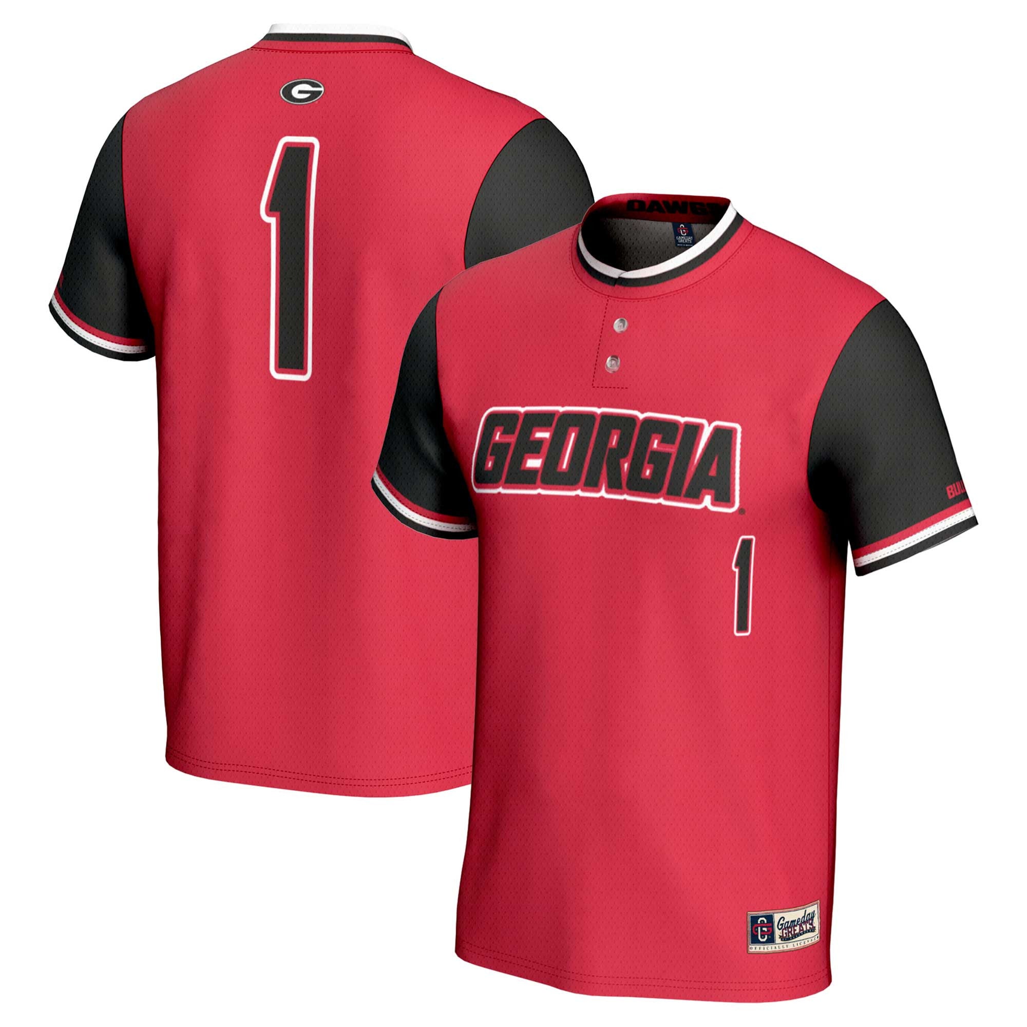 Softball Georgia Bulldogs red jersey