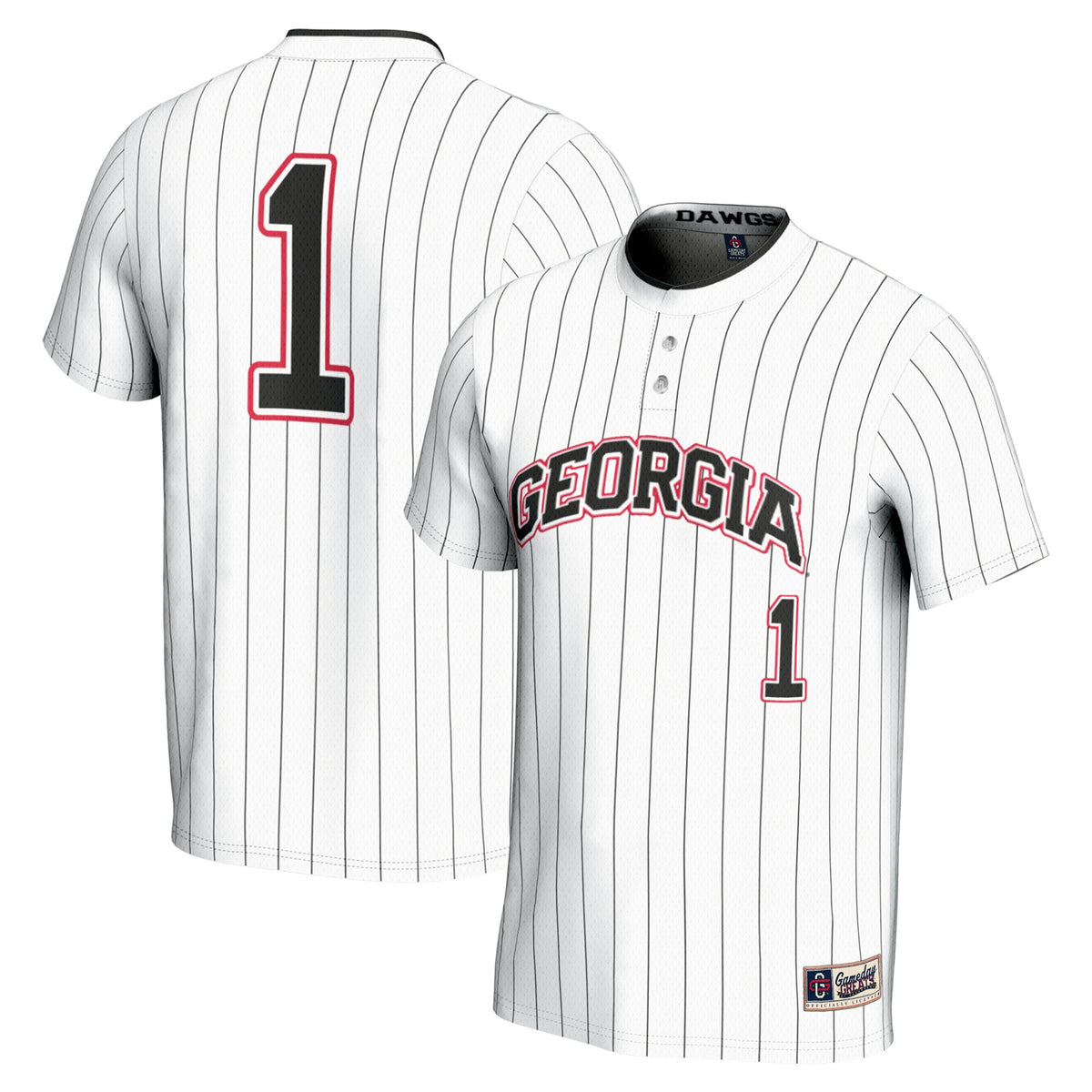 Softball Georgia Bulldogs white jersey
