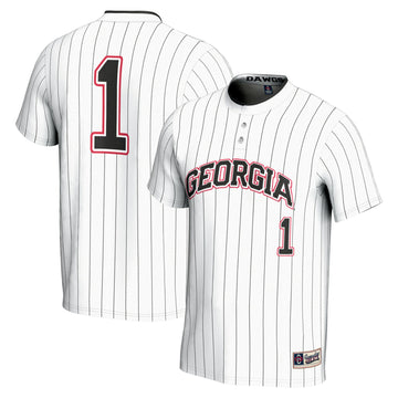 Softball Georgia Bulldogs white jersey