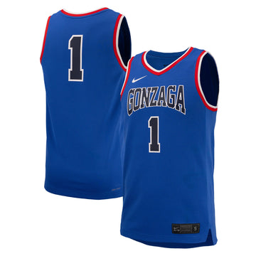 Gonzaga Bulldogs royal jersey