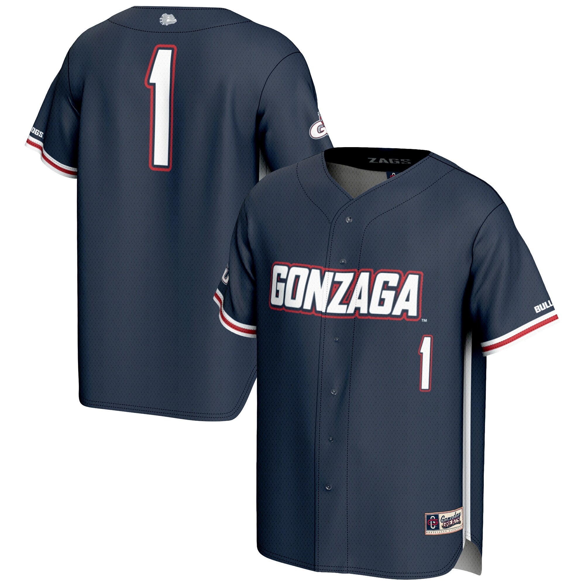 Gonzaga Bulldogs navy jersey