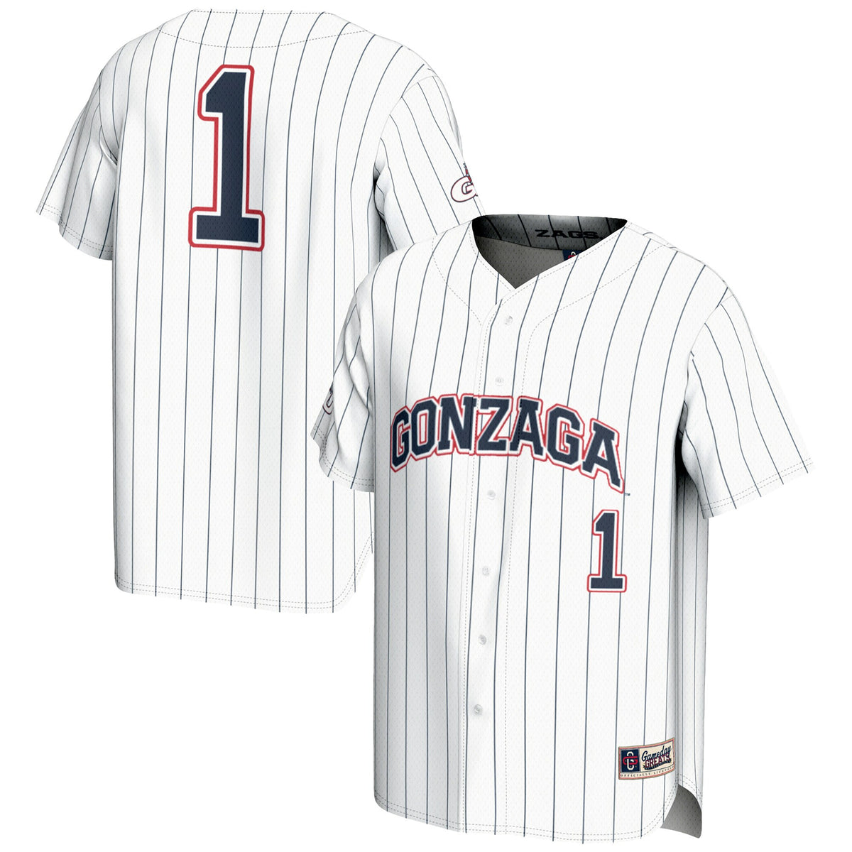 Gonzaga Bulldogs white jersey