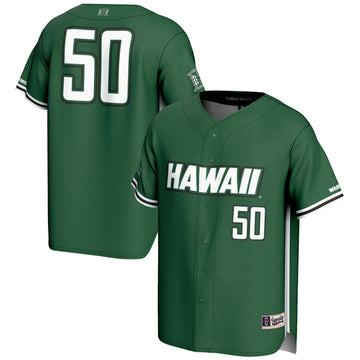 Hawaii Rainbow Warriors green jersey